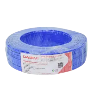 bl012578 day cap dien don mem dep mau xanh 100m cuon vcm 1x15mm cadivi