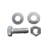 Bộ bu lông, M10x35-SUS201 kèm đai ốc và 2 vòng đệm phẳng - Ảnh 1