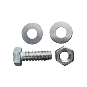 Bộ bu lông, M10x35-SUS201 kèm đai ốc và 2 vòng đệm phẳng - Ảnh 1