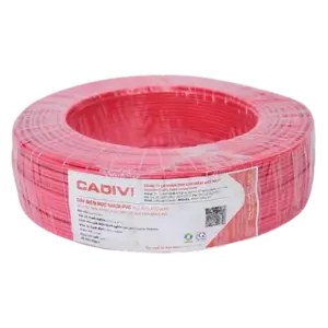 bl013325 day cap dien mem mau do 100m cuon vcm 1x075mm cadivi