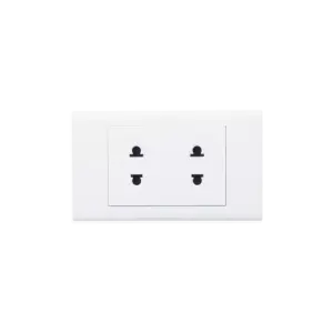 Ổ cắm đôi 2 chấu, S18U2 16A, Sino - Ảnh 1