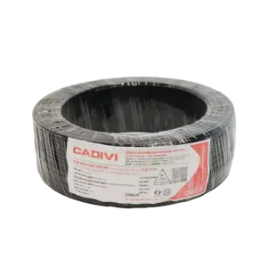 bl014075 day cap dien don mem dep mau den 100m cuon vcm 1x25mm cadivi