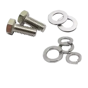 Bộ bu lông lục giác ngoài, DIN933-M14x40 gồm đệm vênh và đệm phẳng M14 - Ảnh 1