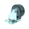 bl014923 banh xe day pu cang xoay d75 mau xam globe