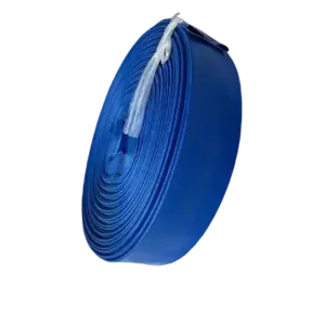 Ống vải bạt, màu xanh phi 50 (50m/ cuộn) - Ảnh 1