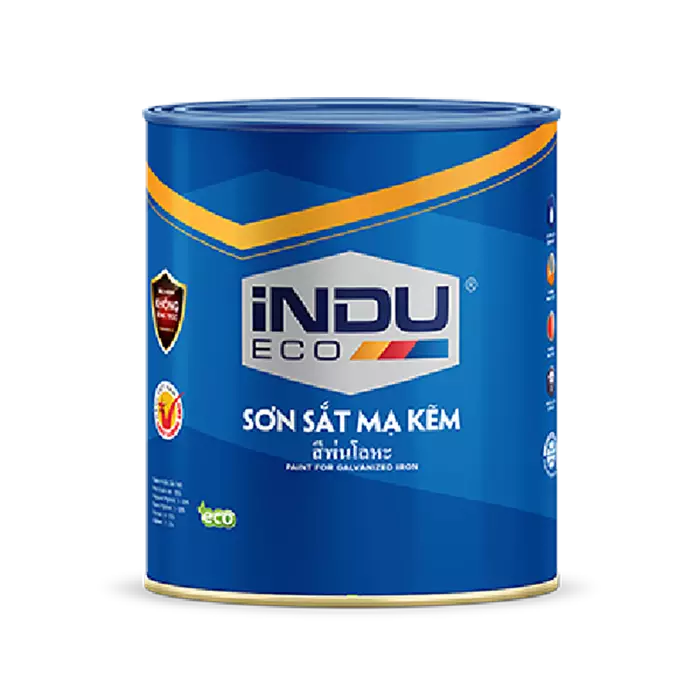 bl015114-son-sat-ma-kem-mau-xanh-dua-hau-e260-indu Sơn sắt mạ kẽm, E260 màu xanh dưa hấu, Indu - Ảnh 1