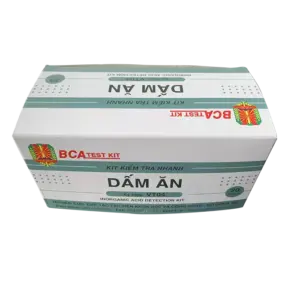Bộ test axit vô cơ trong dấm, VT04 (20 cái/ hộp), BCA - Ảnh 1