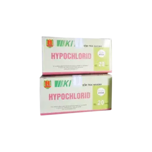 Bộ kiểm tra nhanh Hypochlorid, HT04 (20 cái/ hộp), BCA - Ảnh 1