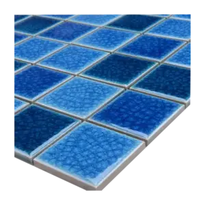 Gạch mosaic, ốp lát bể bơi, KT25X25mm - Ảnh 1