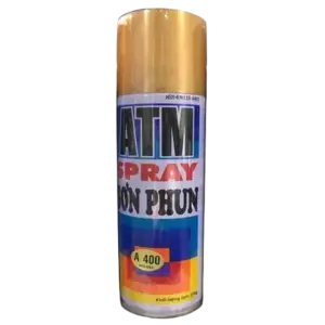 Sơn xịt, A400 màu đồng (400ml/ chai), ATM - Ảnh 1