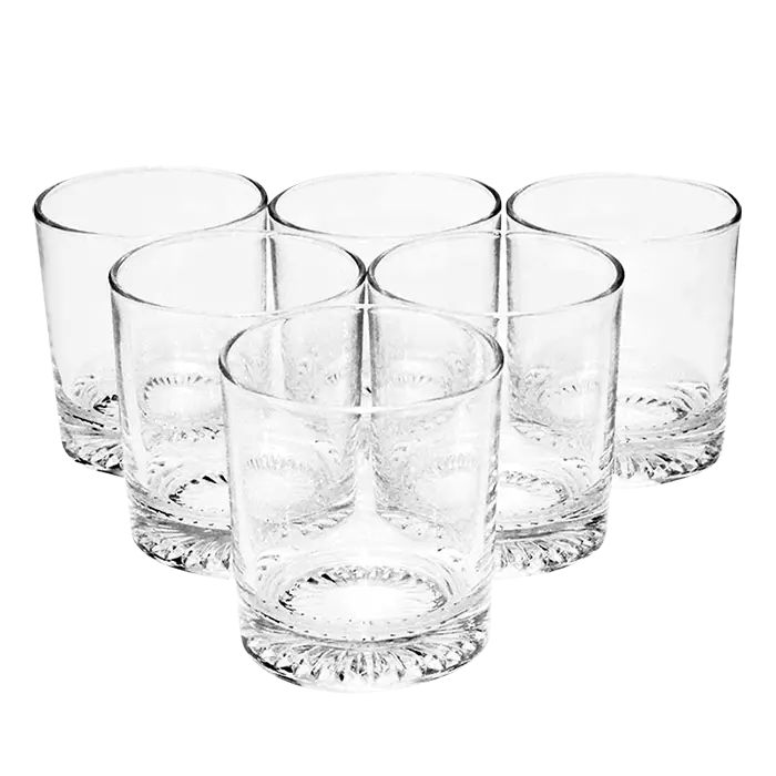 bl016848-bo-coc-thuy-tinh-6-cai-245ml-ug350-union Bộ ly thủy tinh, UG-350 245ml (6 cái/ hộp), Union - Ảnh 1