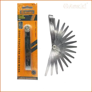 Thước lá đo khe hở, AK-0137 (17 chi tiết/ bộ), Asaki - Ảnh 1