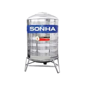 Bồn nước đứng inox, 500F720 500L, Sơn Hà - Ảnh 1