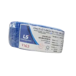bl017726 day cap dien mem mau xanh duong cupvc 1x4mm 061kv ls vina