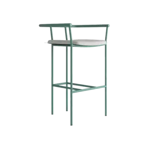 bl018003 ghe bar amy stool kt520x500x900x750 dem ghe vai mau xam chan ghe mau xanh wc531 winchair