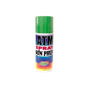 Sơn xịt, A214 màu xanh lá cây (400ml/chai), ATM - Ảnh 1