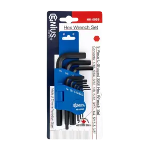 Bộ lục giác SAE 9 chi tiết, HK-009S, Genius Tools - Ảnh 1