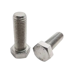 Bộ bu lông lục giác ngoài, DIN933-M5x20-SUS304 kèm đai ốc và 2 đệm phẳng - Ảnh 1
