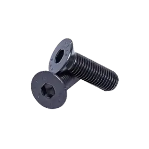 Bộ bu lông lục giác chìm đầu bằng, DIN7991-M4x20 thép đen kèm đai ốc - Ảnh 1