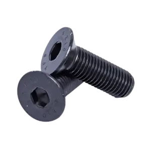 Bộ bu lông lục giác chìm đầu bằng, DIN7991-M6x25 thép đen kèm đai ốc - Ảnh 1