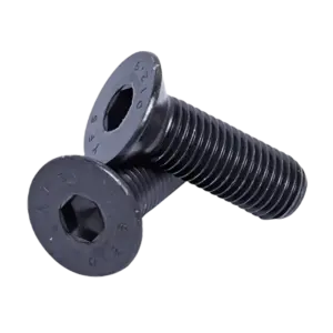 Bộ bu lông lục giác chìm đầu bằng, DIN7991-M27x60 thép đen kèm đai ốc - Ảnh 1