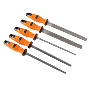 Bộ giũa sắt, AK-3766 8inch/ 200mm (5 chi tiết/ bộ), Asaki - Ảnh 1