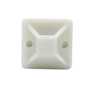 Miếng dán cố định dây thít, màu trắng W20xL20mm, 3M - Ảnh 1