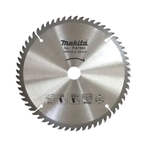 Lưỡi cưa TCT, P-67963 dùng cho máy cưa đa góc trượt/ máy cưa đa góc loại kinh tế 60 răng KT185mm, Makita - Ảnh 1