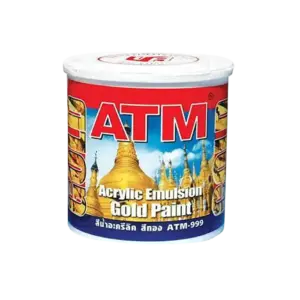 Sơn dầu nhũ, 666 màu vàng đồng (225ml/ chai), ATM - Ảnh 1