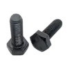 Bộ bu lông lục giác ngoài, DIN933-M8x25-Bk màu đen gồm đệm phẳng đệm vênh - Ảnh 1