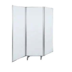 bl022008 vach ngan di dong mau trang mdf phu melamine co banh xe kt1200x60x2200mm