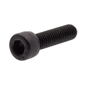 Bộ bu lông lục giác chìm đầu trụ, DIN912-M6x15-Bk thép đen có đệm phẳng/ đệm vênh lắp cố định vào bu lông - Ảnh 1