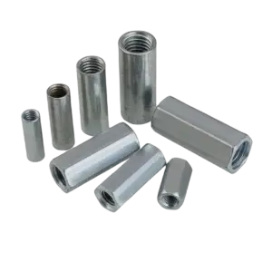 Khớp nối thanh ren, thép mạ lục giác M10 - Ảnh 1