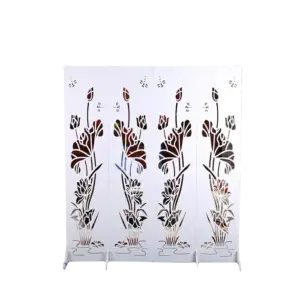 bl022926 vach ngan go nhua composite mau trang hinh hoa sen co truyen kt50x180cm gbv 108