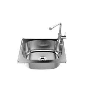 Bồn rửa tay inox, 1H447S KT447x365x170mm, Sơn Hà - Ảnh 1