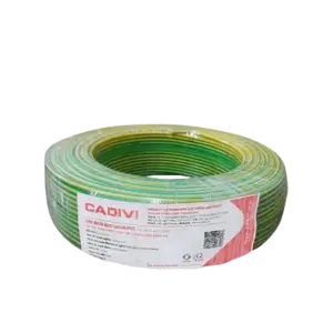 bl023606 day tiep dia mau vang xanh cupvc 1x25 vcm 061kv cadivi