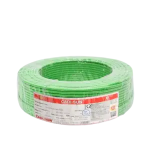 Dây điện cứng, CV1x 2.5 màu xanh lá Cu/PVC/1x2.5mm2/0.6/1kV 1 lõi 1 sợi (300m/ cuộn), LS - Ảnh 1