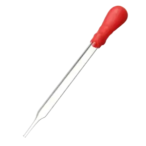 Quả bóp, cao su màu đỏ dùng cho pipet paster thuỷ tinh 2ml - Ảnh 1