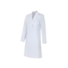 Áo bác sĩ nữ chùm mông, màu trắng cotton lạnh - Ảnh 1