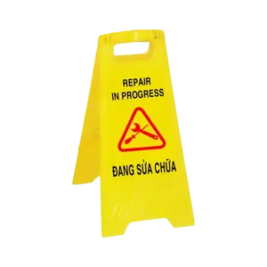 bl024074 bien canh bao dang sua chua chu a kt20x295x61cm nhua cung