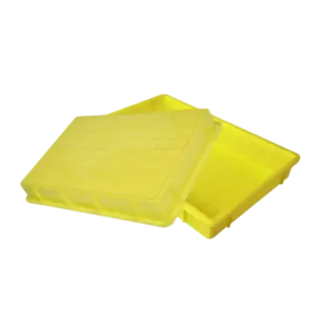 bl024376 khay nhua mau vang 3 ngan kt375x277x85mm