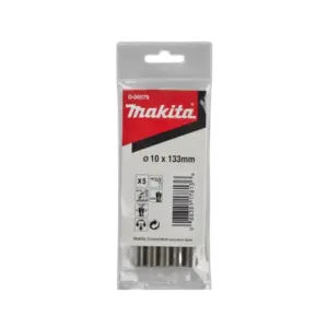 Mũi khoan kim loại, D-06579 HSS-G D10.0mm (5 mũi /vỉ), Makita - Ảnh 1