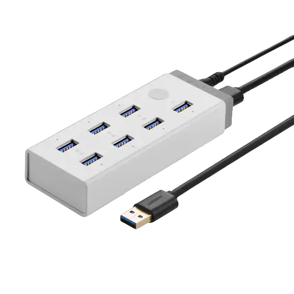 bl024681-bo-chia-7-cong-usb-3-0-ug-20296-ugreen Bộ chia 7 cổng USB 3.0, 20296, Ugreen - Ảnh 1