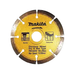 Lưỡi cắt kim cương, D-05197 KT105×1.6×20mm, Makita - Ảnh 1