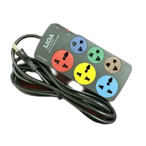Ổ cắm, 3D3SN32 6 lỗ KT3m, Lioa - Ảnh 1