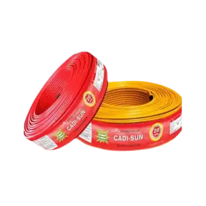 Dây điện cứng, CV1x4 màu đỏ Cu/PVC/1x4mm2/0.6/1kV 1 lõi 1 sợi (100m/ cuộn), LS Vina - Ảnh 1