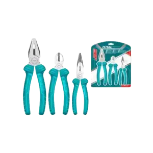 Bộ 3 kìm răng-cắt-mũi nhọn, mã THT1K0311 (gồm kìm răng 7"' - kìm mũi dài 6"- kìm cắt 6"), Total - Ảnh 1
