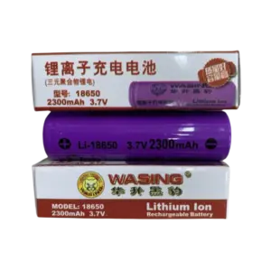 bl027270 pin sac lithium pn 18650 37v 2300mah wasing
