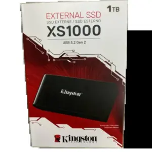 Ổ cứng SSD, XS1000 1TB USB 3.2 Gen 2 1.050MB/s read 1.000MB/s write, Kingston - Ảnh 1