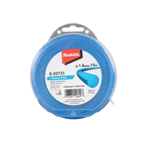 Dây cước cắt cỏ tròn, E-02733 phi 1.6mm dài 15m màu xanh, Makita - Ảnh 1